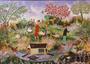 Bir İki Üç, 2019 (akrilik) by Anna Pugh