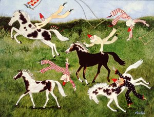 Pratik yapmak mükemmelleştirir, 2010 (akrilik) by Anna Pugh
