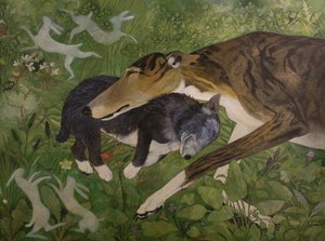 Paylaşılan Düşler, 2015 (akrilik) by Anna Pugh