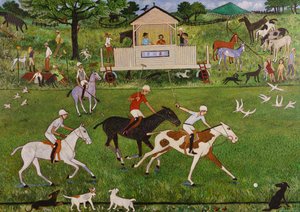 Kimin topu bu, 2018 (akrilik) by Anna Pugh