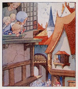 Tekerleme: Hark! Dinle! Köpekler Havlar! (renkli taş) by Anne (after) Anderson