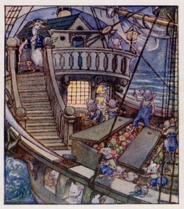 Tekerleme: Yelken Açan Bir Gemi Gördüm (renkli taş) by Anne (after) Anderson