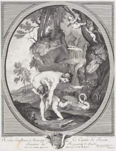 Venüs Yakalayan Aşk veya Venüs Kırbaçlayan Aşk, ca. 1741. Yaratıcılar: Caylus, Anne-Claude-Philippe de, Etienne Fessard. by Anne Claude Philippe de Caylus, Etienne Fessard