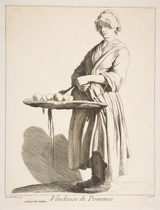 Elma Satıcısı, 1746. by Anne Claude Philippe de Caylus