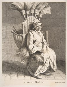 Süpürge Satıcısı, 1737. by Anne Claude Philippe de Caylus