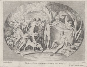 Avdan Döndükten Sonra Banyoda Diana, ca. 1730-60. by Anne Claude Philippe de Caylus