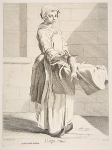 Balık Satıcısı, 1738. by Anne Claude Philippe de Caylus