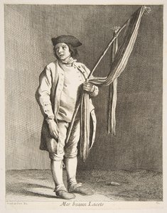 Dantel Satıcısı, 1738. by Anne Claude Philippe de Caylus