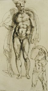 Merkür, 18. yüzyılın ortalarında. by Anne Claude Philippe de Caylus