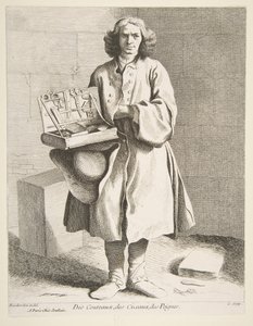 Bıçak, Makas ve Tarak Satıcısı, 1742.