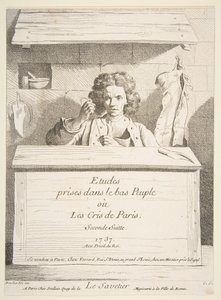 Ayakkabıcı, 1737. by Anne Claude Philippe de Caylus