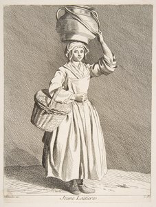 Genç Sütçü Kız, 1737. by Anne Claude Philippe de Caylus