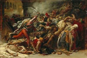Kahire İsyanı, c.1810 by Anne Louis Girodet de Roucy Trioson