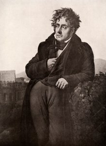 Francois-Rene, vikont de Chateaubriand, Fransız yazar ve diplomat, 19. yüzyılın başlarında.