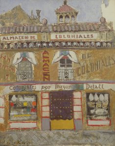 Bir Mağaza Önü, Granada by Anne Redpath
