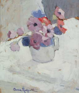 Anemonlar, 1940 dolayları (panel üzeri yağlı boya)