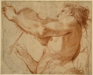 Keman çalan bir melek by Annibale Carracci
