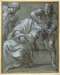 Dikenlerle Taçlandırılan İsa by Annibale Carracci