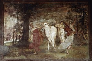 Avrupa lideri Jüpiter (Fresco by Annibale Carracci