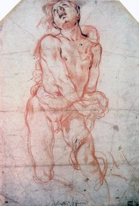 Şekil Çalışması, 1560-1609 by Annibale Carracci