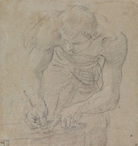 Paraları Sayan Adam by Annibale Carracci