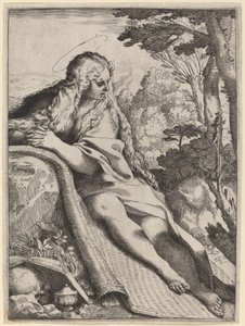Wilderness Mary Magdalene by Annibale Carracci
