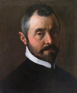 Bir adamın portresi, Annibale Carracci by Annibale Carracci