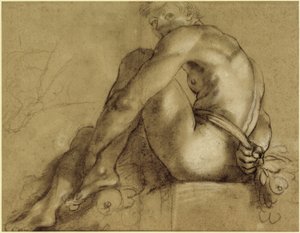 oturma eylemi by Annibale Carracci