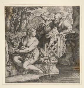 Susannah ve yaşlılar by Annibale Carracci