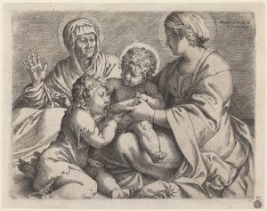 Madonna della Scodella by Annibale Carracci