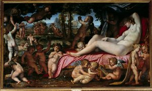 Annibale Carracci veya Annibal Carrache (1560-1609) 1602 Güneş tarafından Venüs