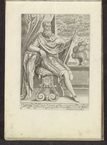 Amiral Sebastiano Vernier en de Cüruf bij İnebahtı Sahneler uit het Venetiaanse leven (dizi adı) Habiti d