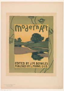 Modern Art Les Maitres de l'Affiche dergisinin reklamı (nesne üzerine seri başlığı) by Anonymous