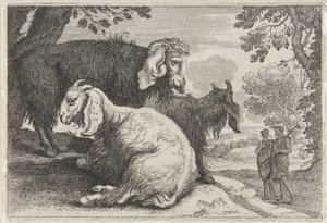 Ankara Koyunu Hayvanlarla manzaralar (dizi A) (dizi başlığı) by Anonymous