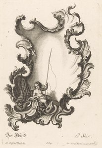 Akşam Der Abend / Le Soir (nesne üzerindeki başlık) Gün Bölümleri (dizi başlığı) by Anonymous
