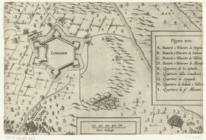 Lingen Kuşatması ve Fethi Spinola, 1605 by Anonymous