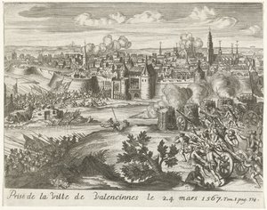 Beleg van Valenciennes, 1567 24 Mart 1567