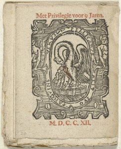 Yayıncının işaretli sayfa, 1712 Lidt de Maen