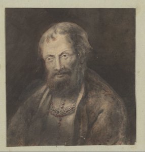 Bir erkek büstü, kolye ile by Anonymous