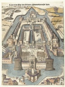 Castello Sforza Bu, hayattan sonraki Melanen Kalesi/gheconterfeyt (nesne üzerindeki başlık) by Anonymous