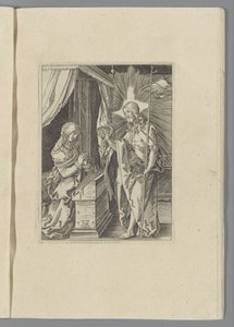 Mesih Annesine Görünüyor Küçük Tutku (dizi adı) Passio Christi Ab Alberto Durer Nurenburgensi Effigiata (dizi adı) by Anonymous