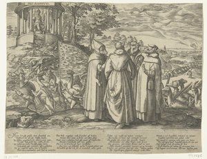 Kazlar Tilkileri Kovalar, 1572 dolayları by Anonymous