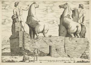 Dioscuren, van achteren gezien Roma Aynası (dizi adı) by Anonymous