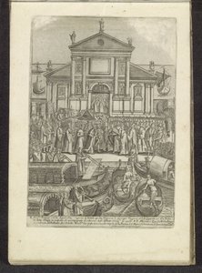 Doge en Serenissima Signoria voor de kerk van San Giorgio Maggiore te Venetië Sahneler uit het Venetiaanse leven (dizi adı) Habiti d