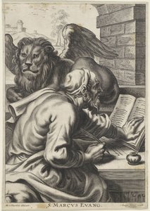 Evangelist Marcus S. Marcus Evang (nesne üzerindeki başlık) by Anonymous