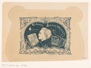 Ekslibris van Armand Weber by Anonymous