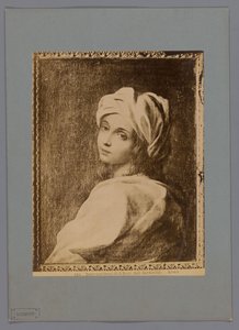 Guido Reni'nin, Roma'daki Galleria Barberini'deki Beatrice Cenci'nin boyalı bir portresinin fotoğraf reprodüksiyonu Beatrice Cenci di G. Reni - Gall. Barberini (nesne üzerine başlık) Roma (nesne üzerine seri başlığı) by Anonymous