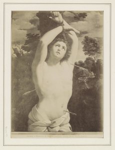 Guido Reni'nin Saint Sebastian ROMA - Martirio di San Sebastiano, Guido Reni'nin şehadetini betimleyen bir resminin fotoğraf reprodüksiyonu. Campidoglio (nesne üzerindeki başlık) by Anonymous