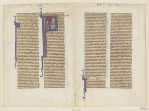 İncil'den bir parça, krallar kitabı, bölüm 2: David, Saul'un önünde diz çöküyor by Anonymous
