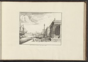 Venedik'teki Palazzo del Nunzio Ponteficio'nun görünümü Palais du Nonce à St. Francesco della Vigna à Venise (nesne üzerindeki başlık) Venedik, Livorno, Napoli ve Roma'daki saraylar ve anıtlar (seri başlığı) by Anonymous